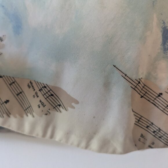 Anthropologie Maeve Sheet Music Songbird Circle Skirt - Picture 7 of 10